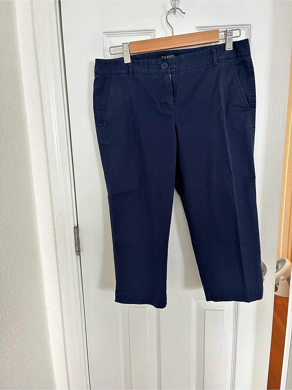 Talbots Signature Crop Pants Women's Blue Size 6P